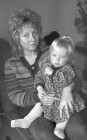 Jeanne Hampshire and Vonnie were affected by the Camelford acid water incident.  15/8/1988.